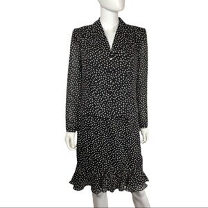 Danny & Nicole Retro 2pc. Flounce Flare Top & Skirt